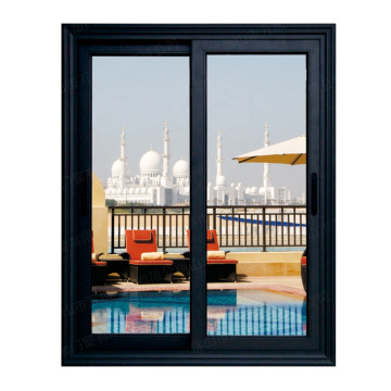 Aluminium frame sliding glass window